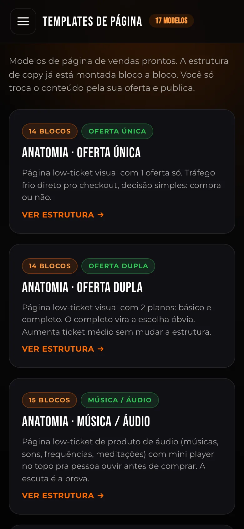 Lista das 343 ideias de oferta